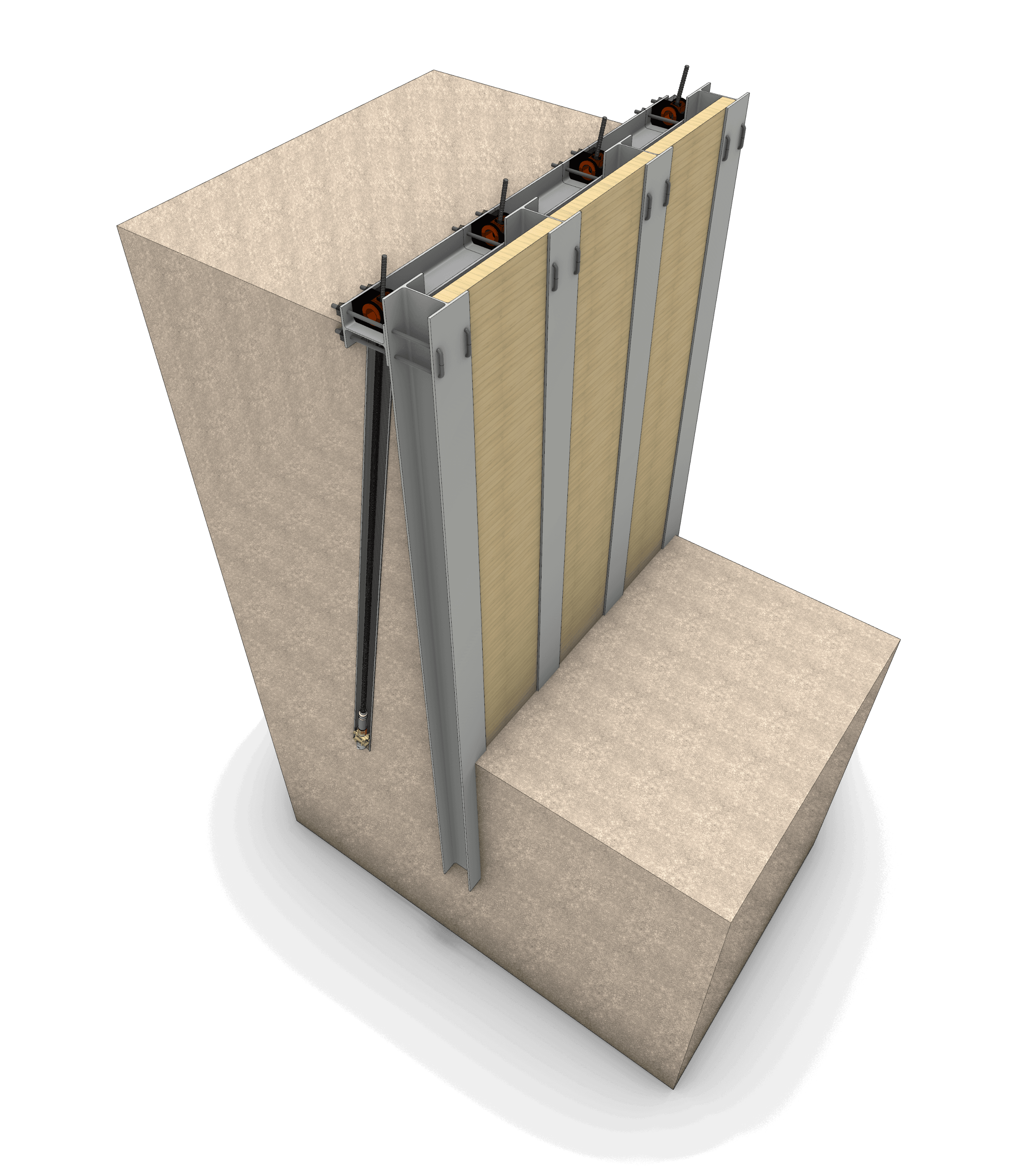 내부굴착 및 토류판 설치